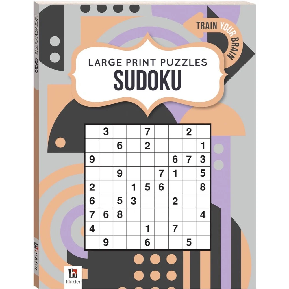Large Print Puzzle Book Sudoku The Sensory Poodle Large Print Puzzle Book Sudoku The Sensory Poodle