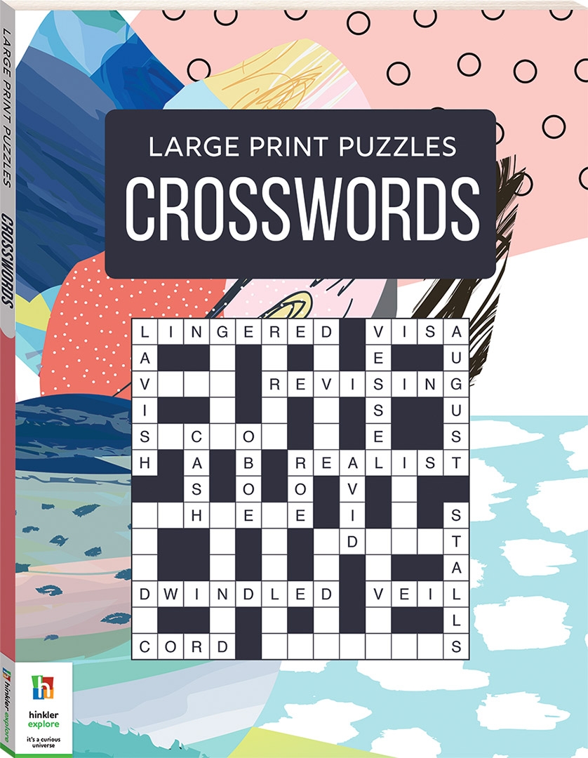 Large Print Puzzles Crossword Puzzle Books Books Adult Hinkler Large Print Puzzles Crossword Puzzle Books Books Adult Hinkler