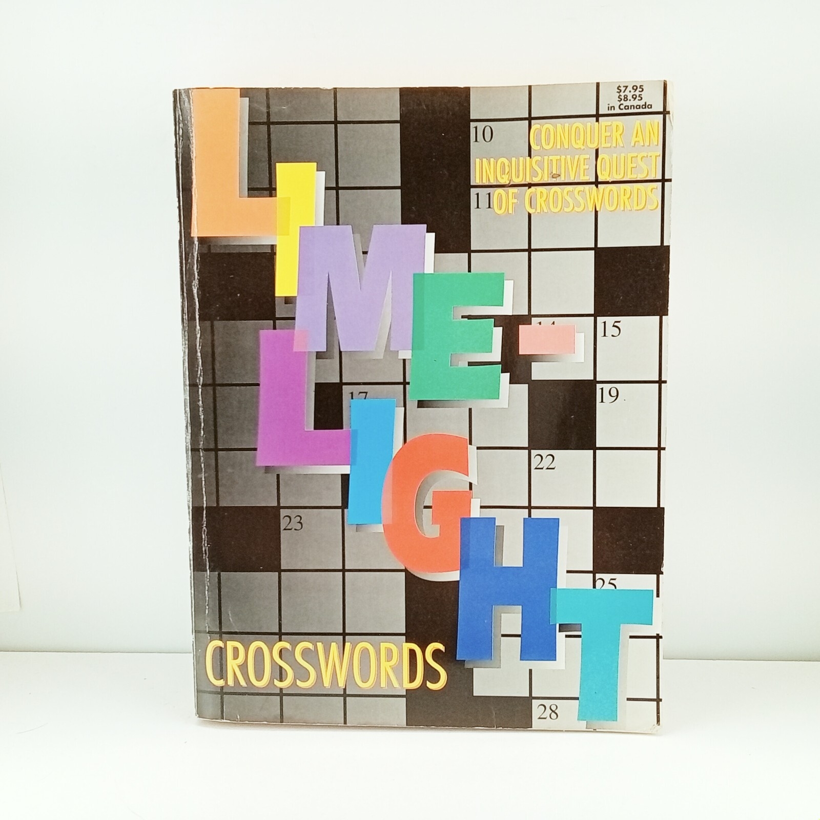 Lime Light Vintage 1996 Giant Crossword Puzzle Book 300 Puzzles EBay