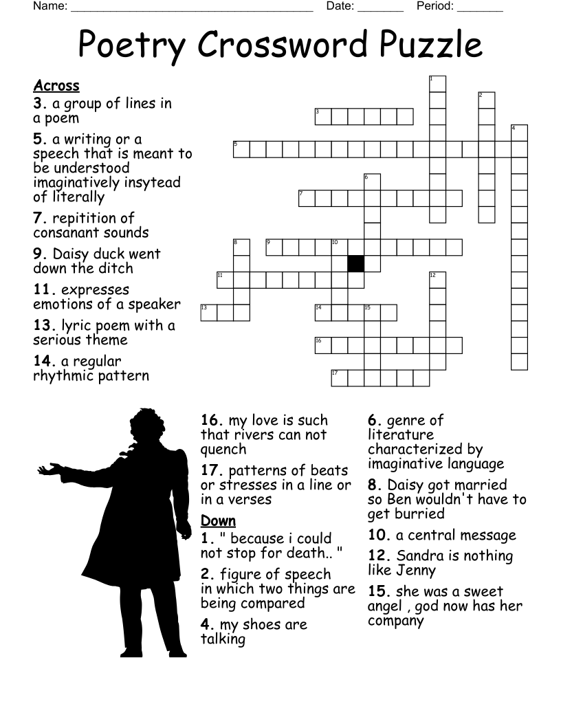 Literary Devices Crossword WordMint Literary Devices Crossword WordMint