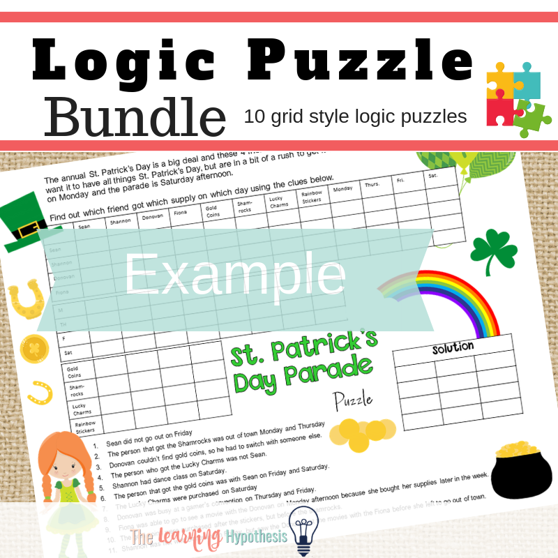 Logic Puzzles With Grids Printable Logic Puzzles With Grids Printable