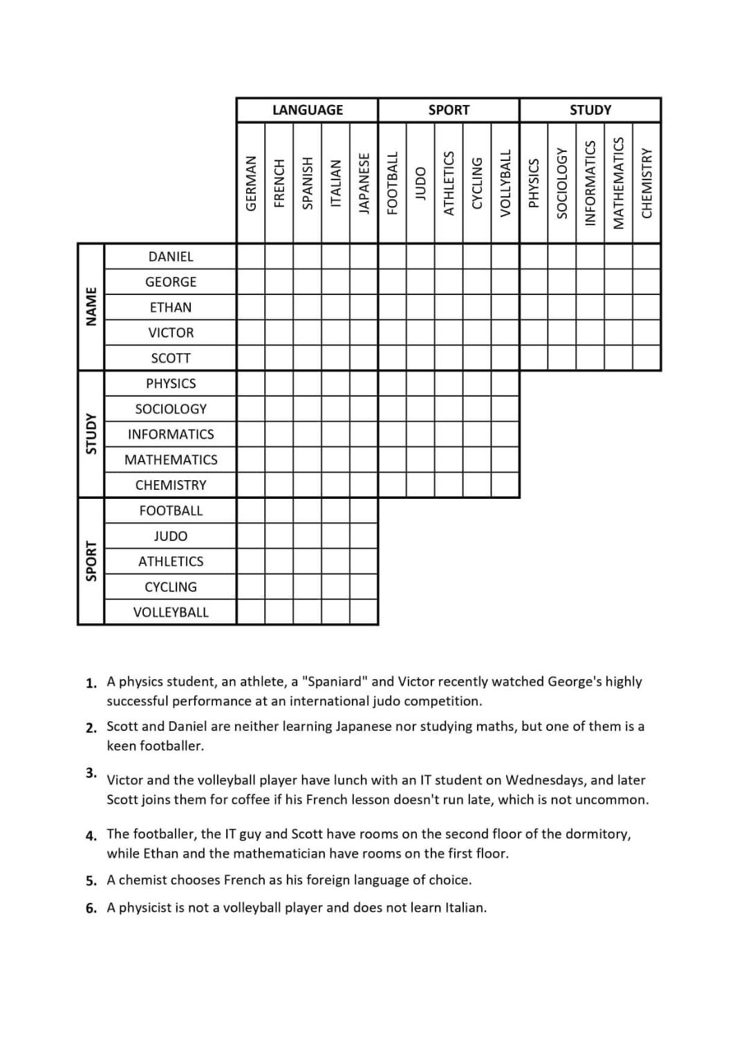 Logic Puzzle R puzzles Worksheets Library Logic Puzzle R puzzles Worksheets Library