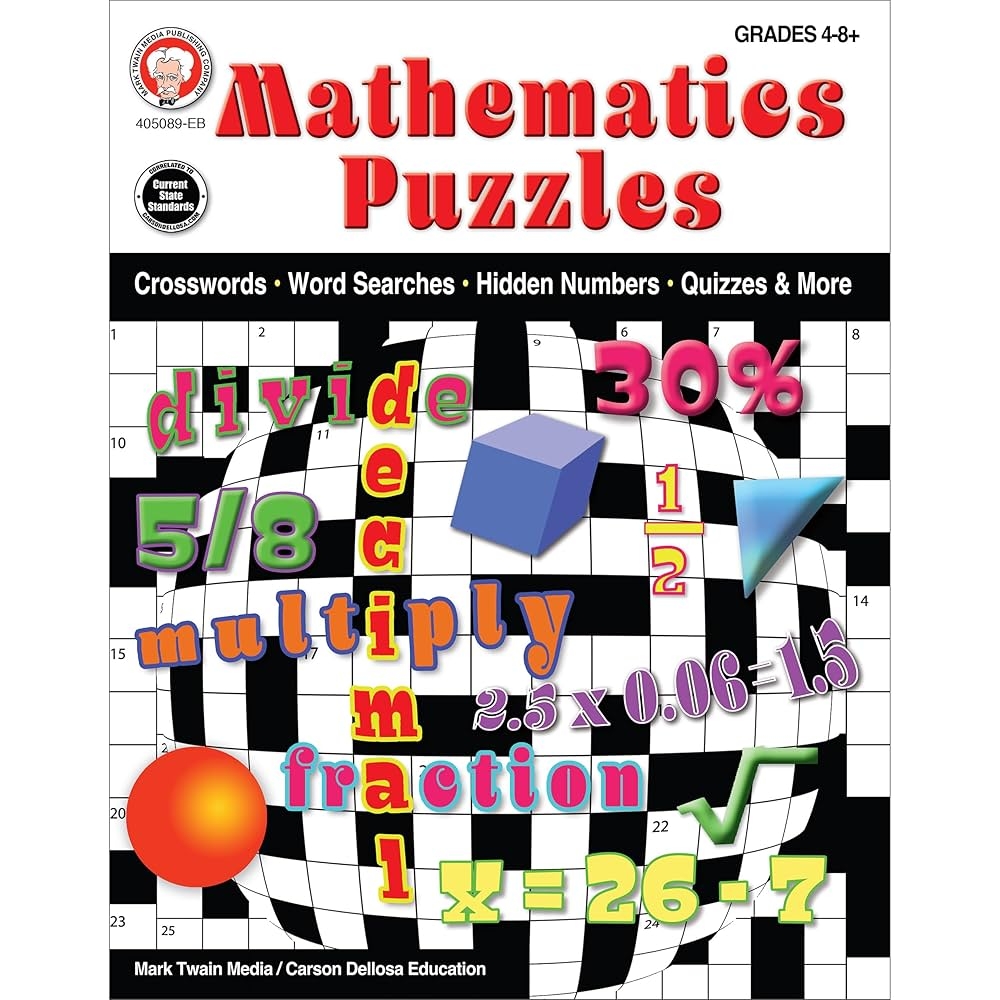 Math Word Crossword Puzzles Printable Math Word Crossword Puzzles Printable