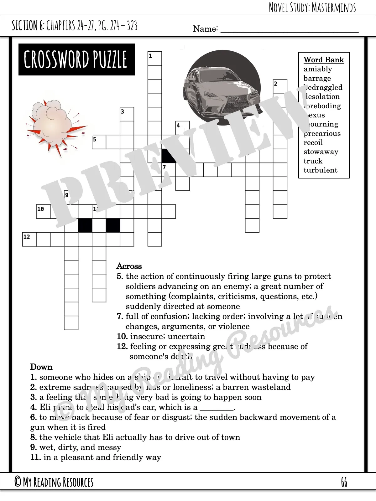 Masterminds Section Quizzes Crossword Puzzles My Reading Resources Masterminds Section Quizzes Crossword Puzzles My Reading Resources