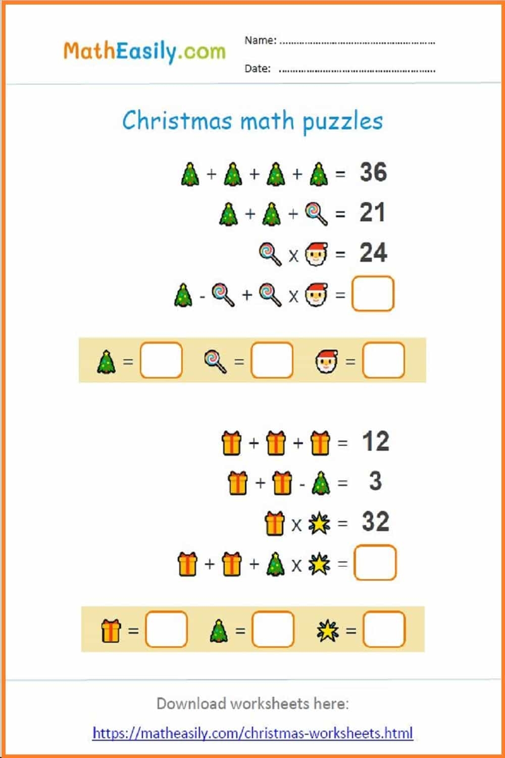 Math Puzzles Worksheets Printable Math Puzzles Worksheets Printable