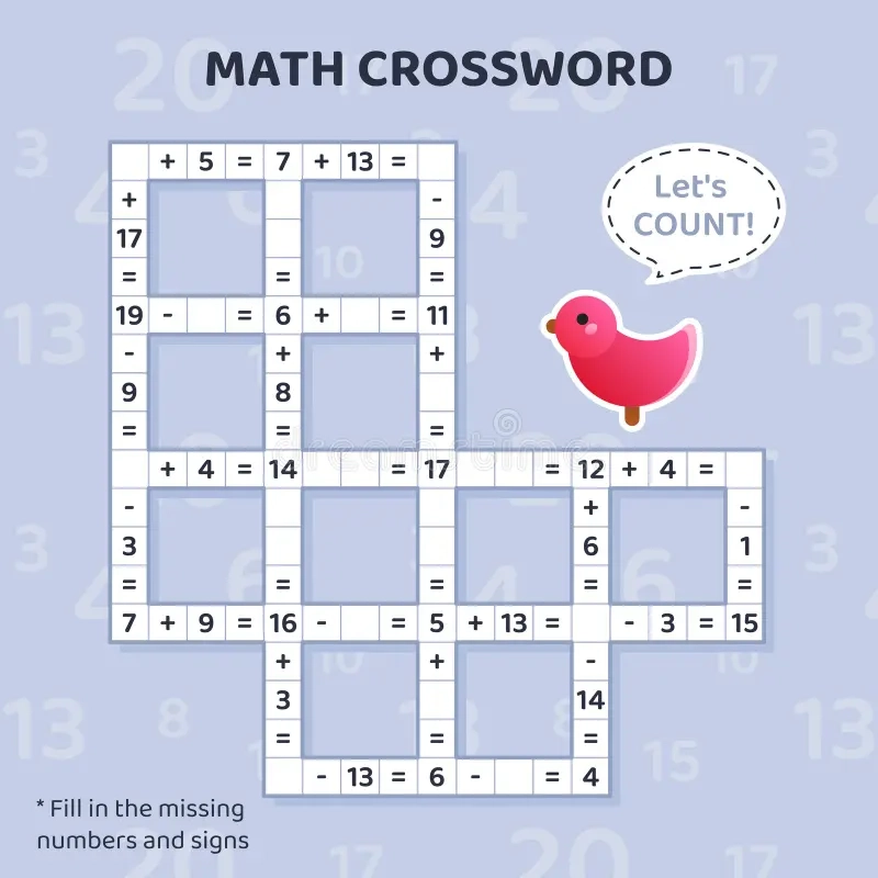 Math Crossword Puzzle For Children Addition And Subtraction Stock Vector Illustration Of Quiz Study 279850155 Math Crossword Puzzle For Children Addition And Subtraction Stock Vector Illustration Of Quiz Study 279850155