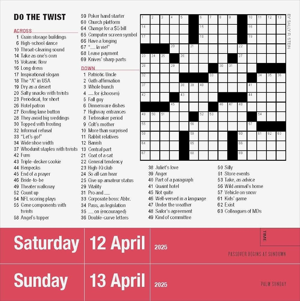 Mensa 10 Minute Crossword Puzzles Page A Day Calendar 2025 Newman Stanley Workman Calendars 9781523525096 Amazon Books Mensa 10 Minute Crossword Puzzles Page A Day Calendar 2025 Newman Stanley Workman Calendars 9781523525096 Amazon Books