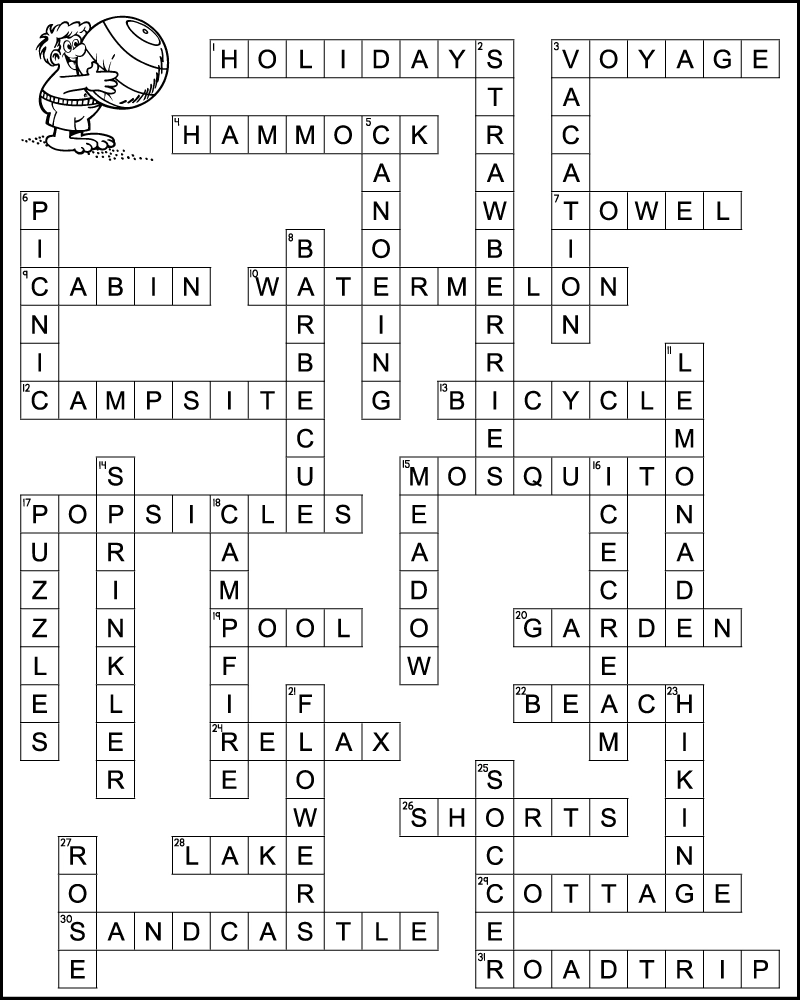 Crossword Puzzles Grade 6 Printable