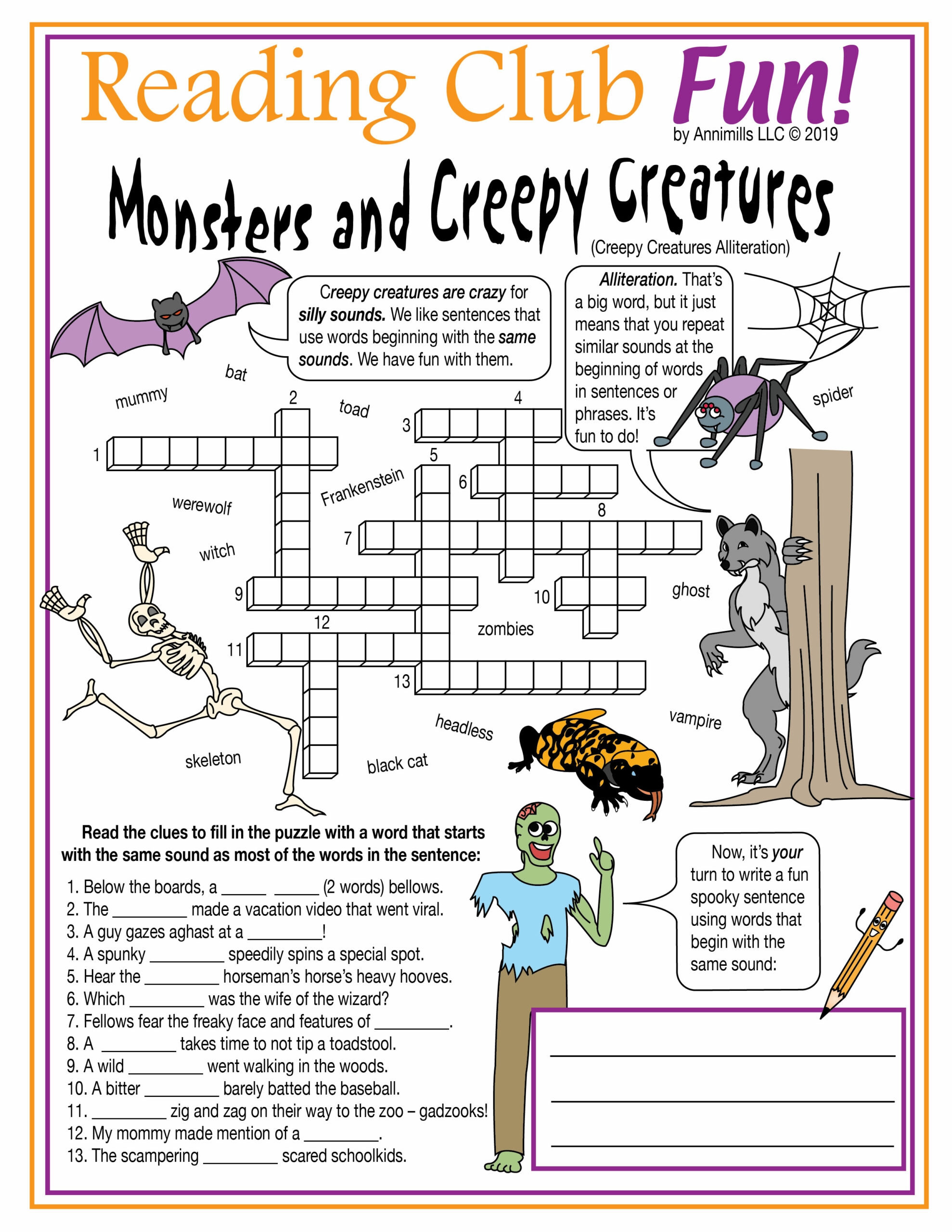 Monster Mix Up Printable Puzzles Fun Anytime Crosswords Word Searches Made By Teachers Monster Mix Up Printable Puzzles Fun Anytime Crosswords Word Searches Made By Teachers