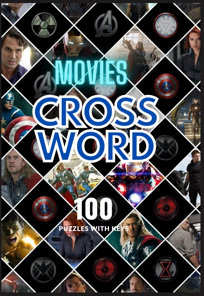 Movie Theme Crossword Puzzles With Answers Printable Puzzle Games Games For Both Kids And Adults Teacher Resources Digital Download Etsy Sweden