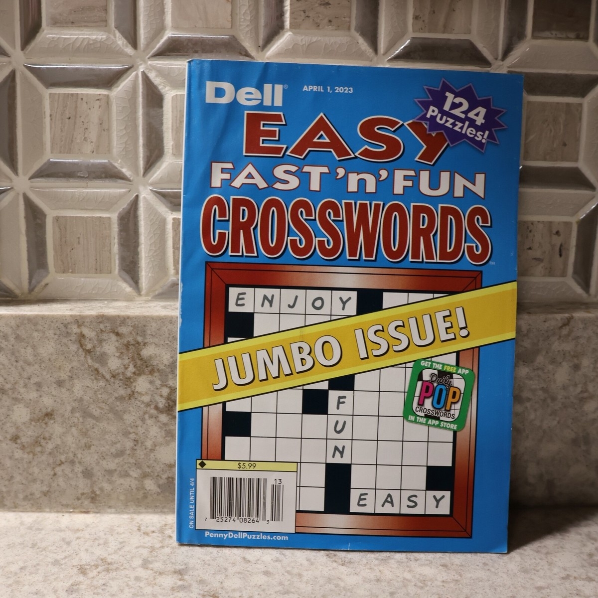 NEW Dell Easy Fast n Fun Crosswords Jumbo Issue April 1 2023 EBay