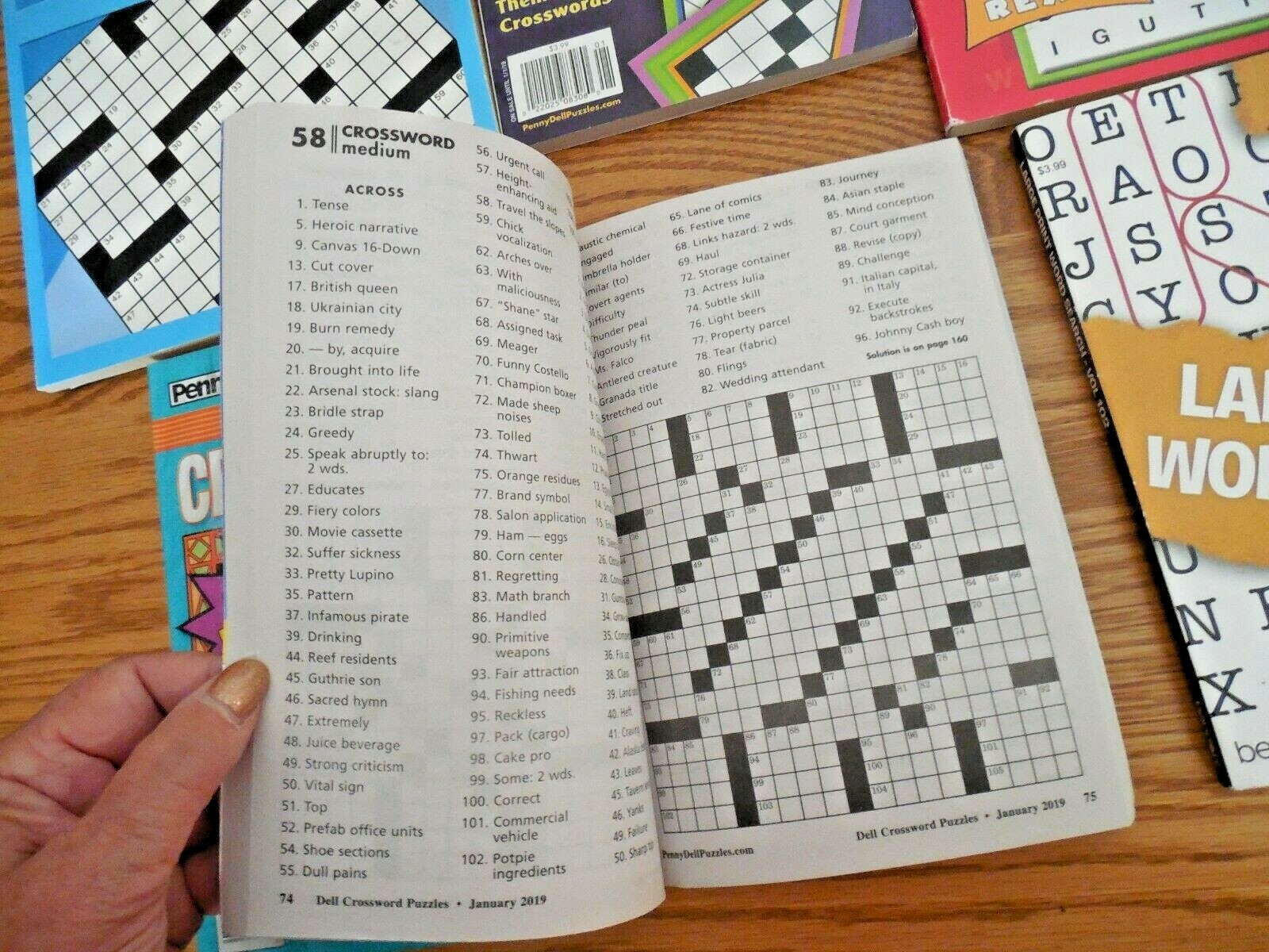 Penny Dell Printable Crossword Puzzles