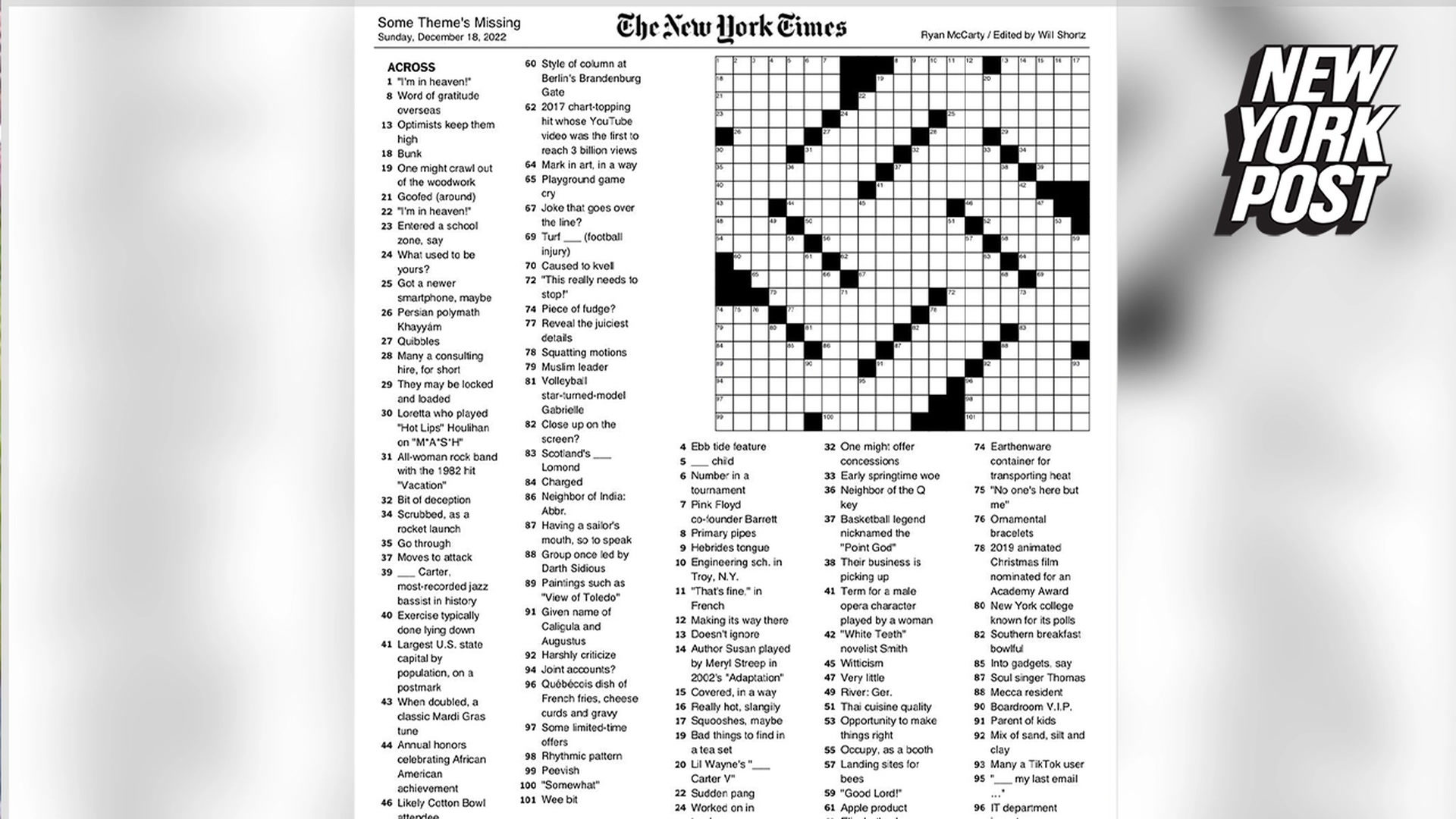 New York Times Responds After Readers Accuse Paper Of Swastika shaped Crossword Puzzle The Independent New York Times Responds After Readers Accuse Paper Of Swastika shaped Crossword Puzzle The Independent