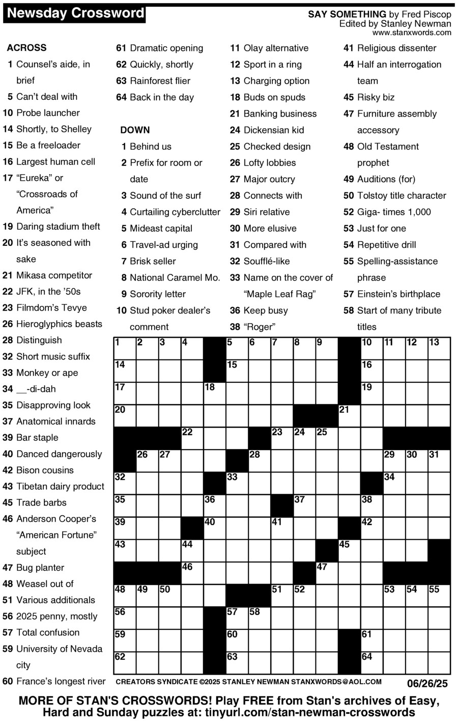 Free Printable Beginner Crossword Puzzles Free Printable Beginner Crossword Puzzles