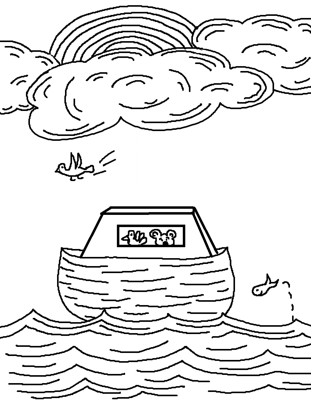 Noah s Ark Coloring Pages Noah s Ark Coloring Pages
