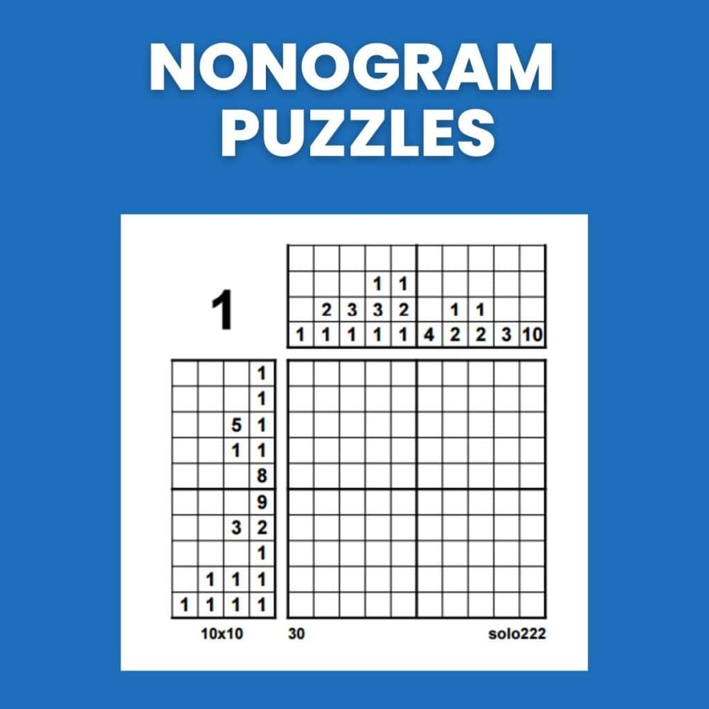 Nonogram Puzzles Free Printable PDFs Nonogram Puzzles Free Printable PDFs