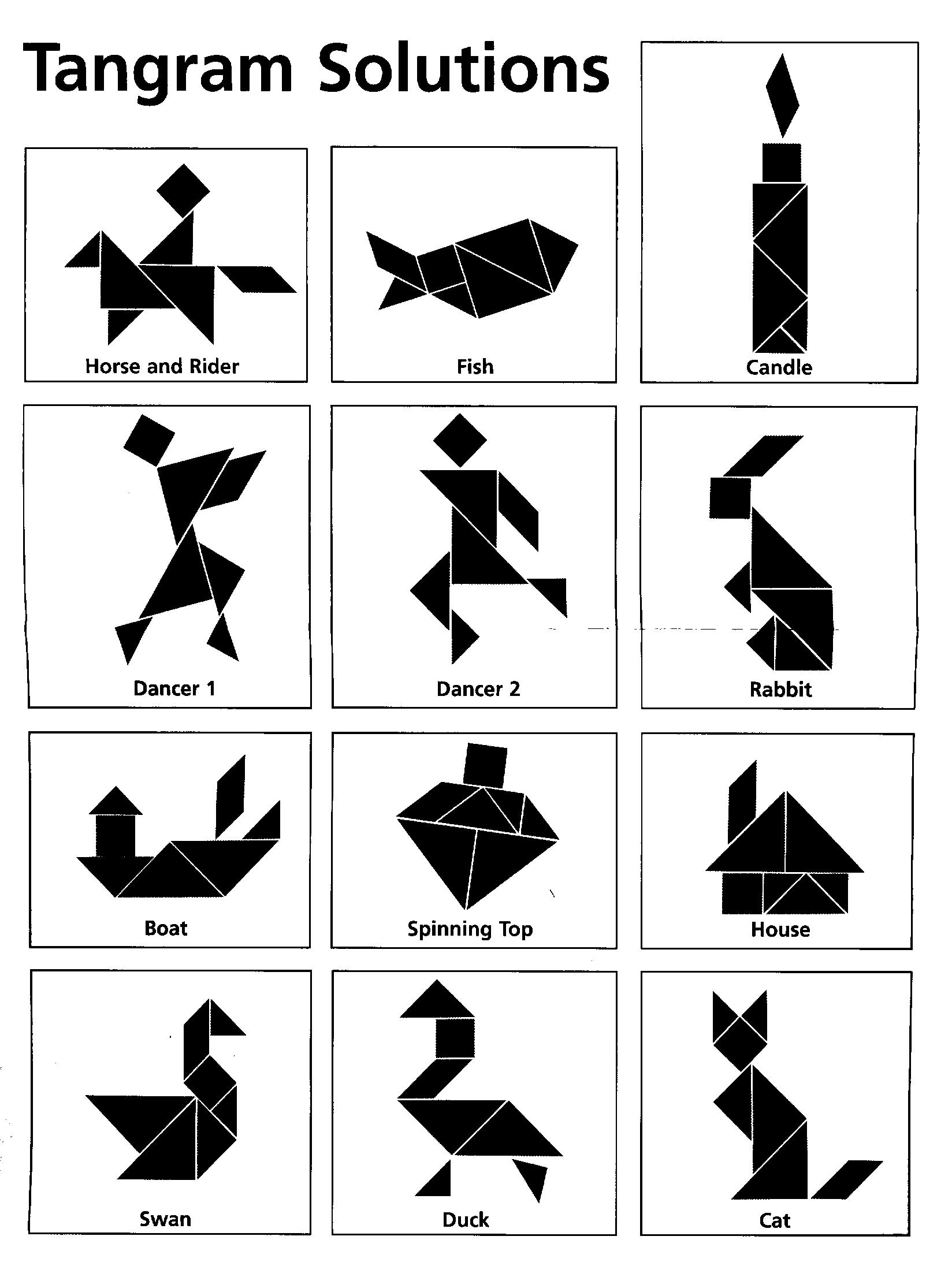 Tangram Puzzles Printable Pdf Tangram Puzzles Printable Pdf