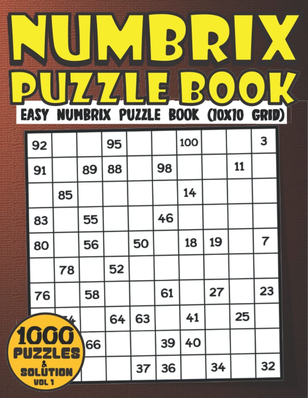 Numbrix Puzzle Book Easy 1000 Easy Numbrix Puzzles For Adults Seniors Elderly With Solution Easy Numbrix Puzzle Books For Adults Vol 1 Jones Christiana 9798405765365 Amazon Books Numbrix Puzzle Book Easy 1000 Easy Numbrix Puzzles For Adults Seniors Elderly With Solution Easy Numbrix Puzzle Books For Adults Vol 1 Jones Christiana 9798405765365 Amazon Books