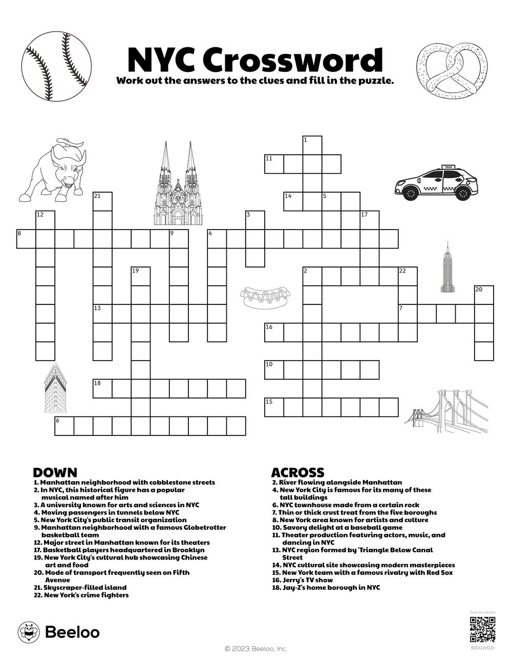 Crossword Puzzles Printable Tv Shows Crossword Puzzles Printable Tv Shows
