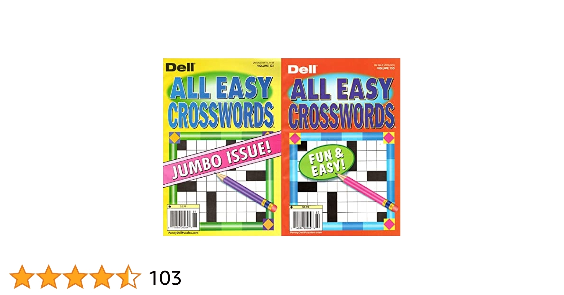 Pack Of 2 Dell All Easy Crossword Puzzle Books 2022 Amazon Books Pack Of 2 Dell All Easy Crossword Puzzle Books 2022 Amazon Books