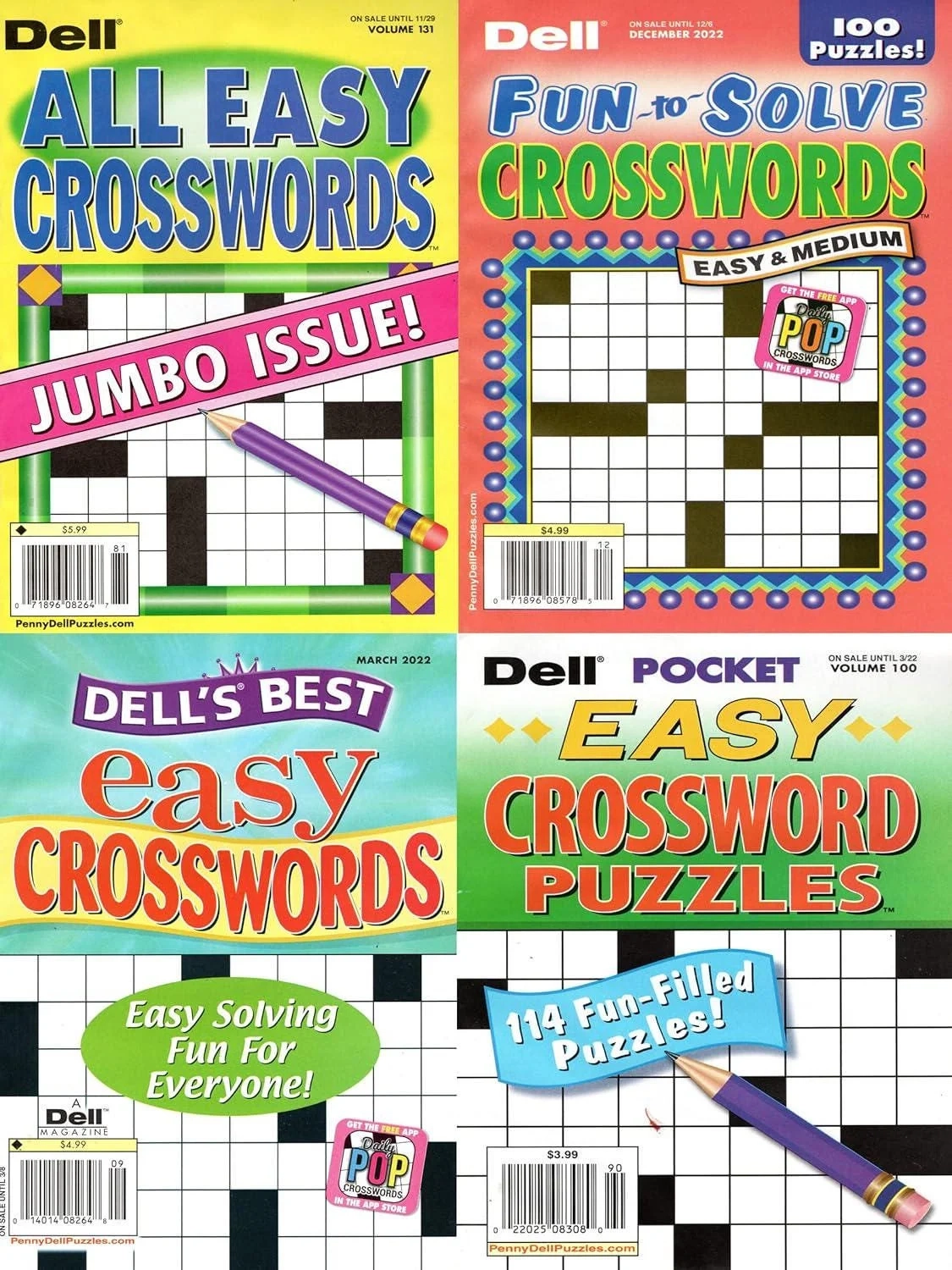 Penny Best Dell Crossword Variety