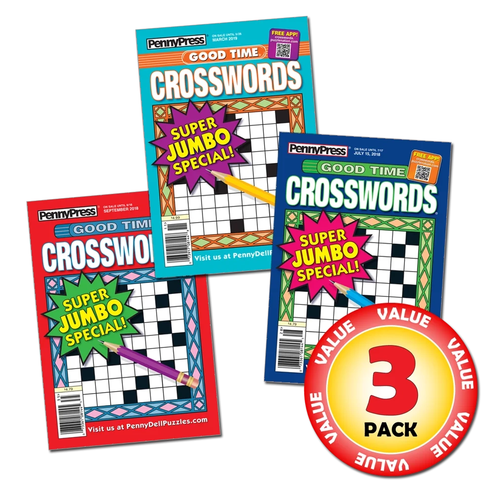 Penny Dell Favorite Good Time Crosswords 3 Pack Puzzle Books Hard Word Game Paperback Walmart Penny Dell Favorite Good Time Crosswords 3 Pack Puzzle Books Hard Word Game Paperback Walmart