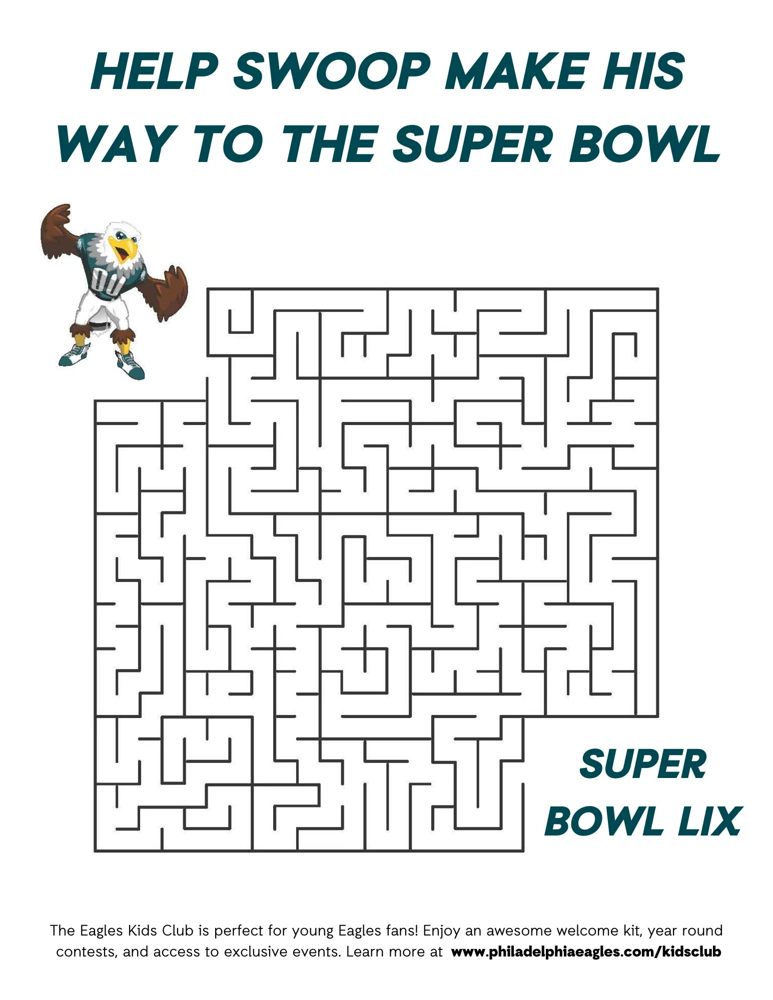 Philadelphia Eagles Kids Club Activities Philadelphia Eagles Kids Club Activities