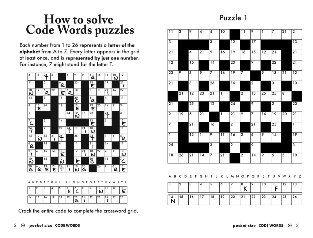 Codeword Puzzles Printable Codeword Puzzles Printable