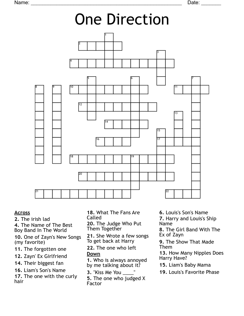 Pop Music Crosswords Word Searches Bingo Cards WordMint Pop Music Crosswords Word Searches Bingo Cards WordMint