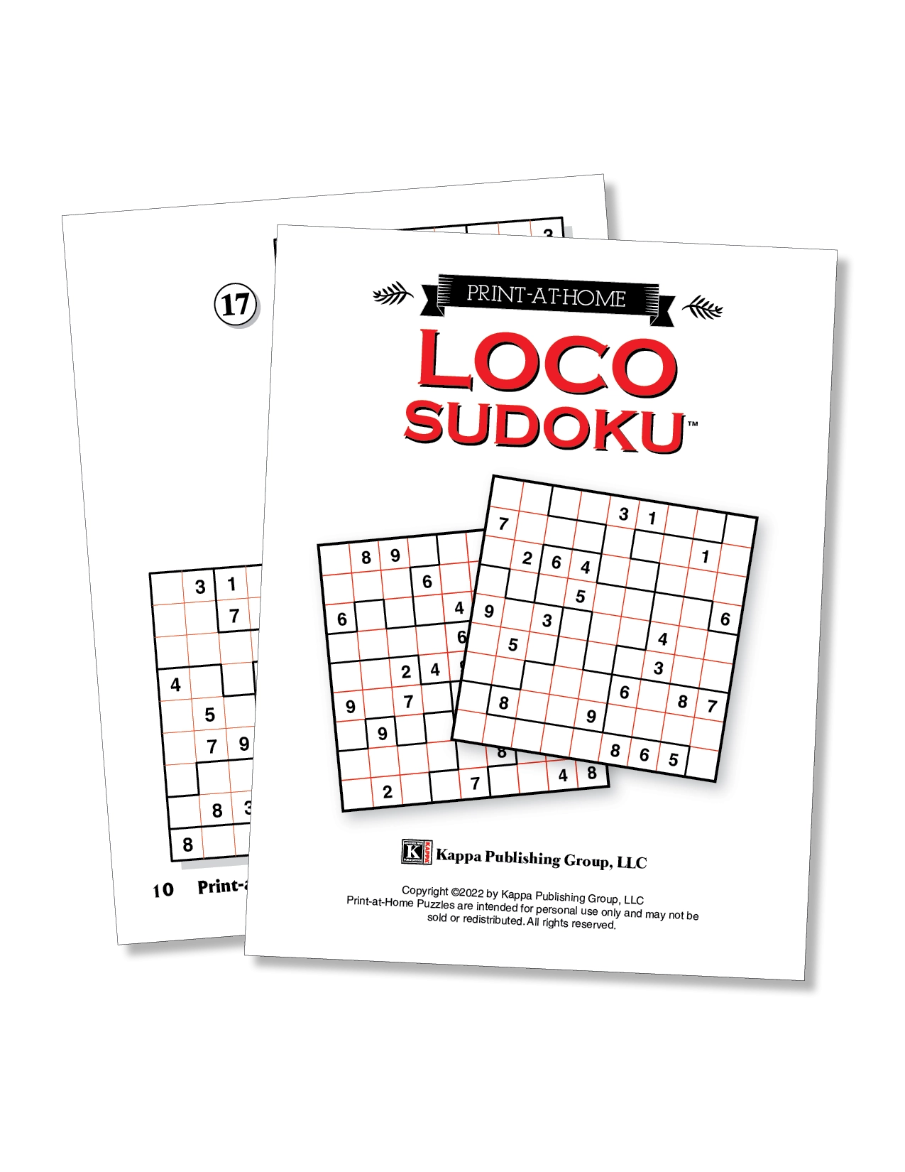 Print at Home Loco Sudoku Kappa Puzzles