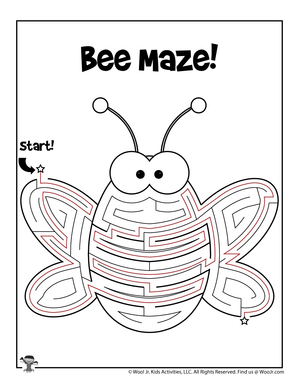 Printable Bug Mazes For Kids Woo Jr Kids Activities Children s Publishing Printable Bug Mazes For Kids Woo Jr Kids Activities Children s Publishing