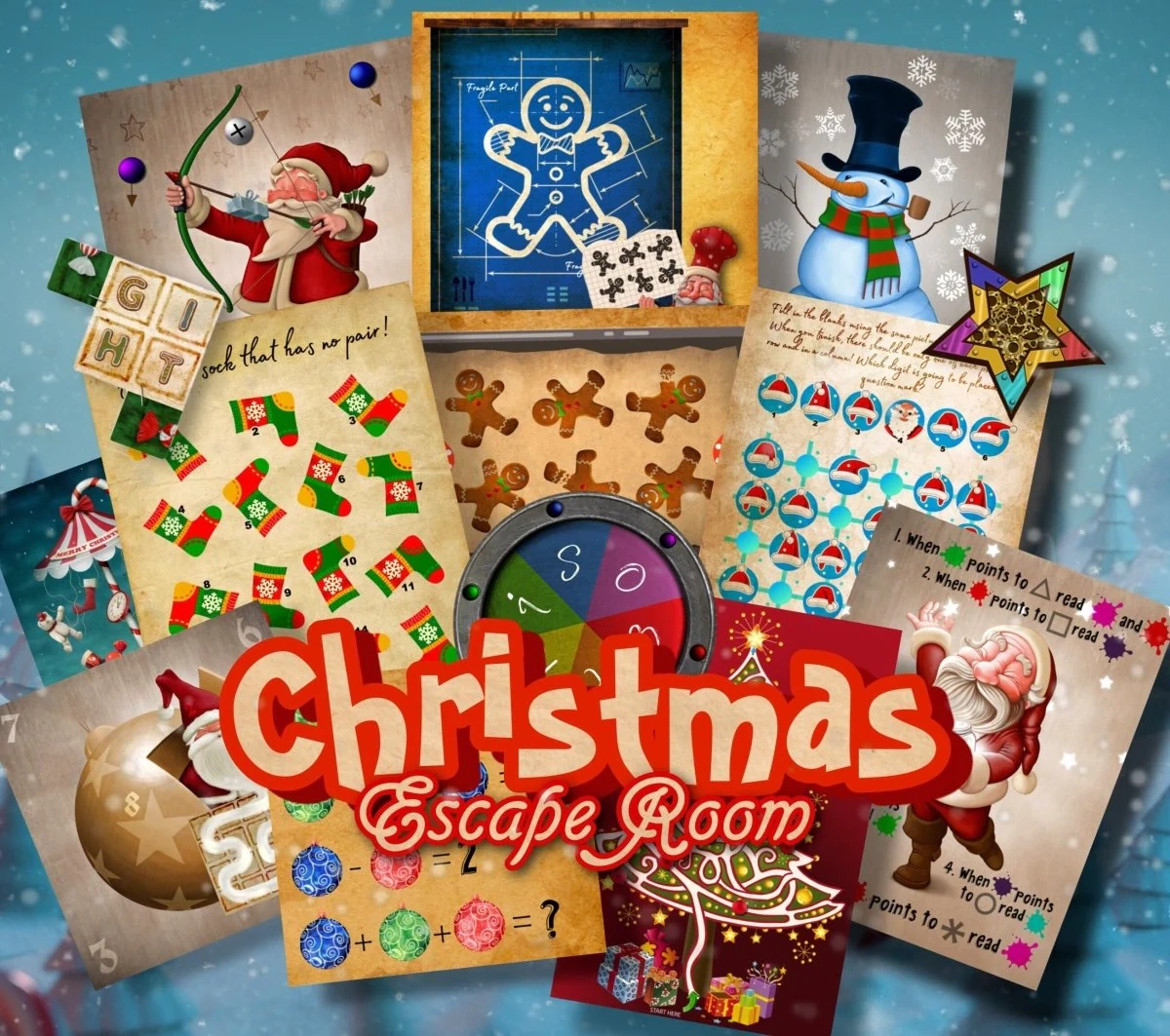 Holiday Puzzles Printable Holiday Puzzles Printable