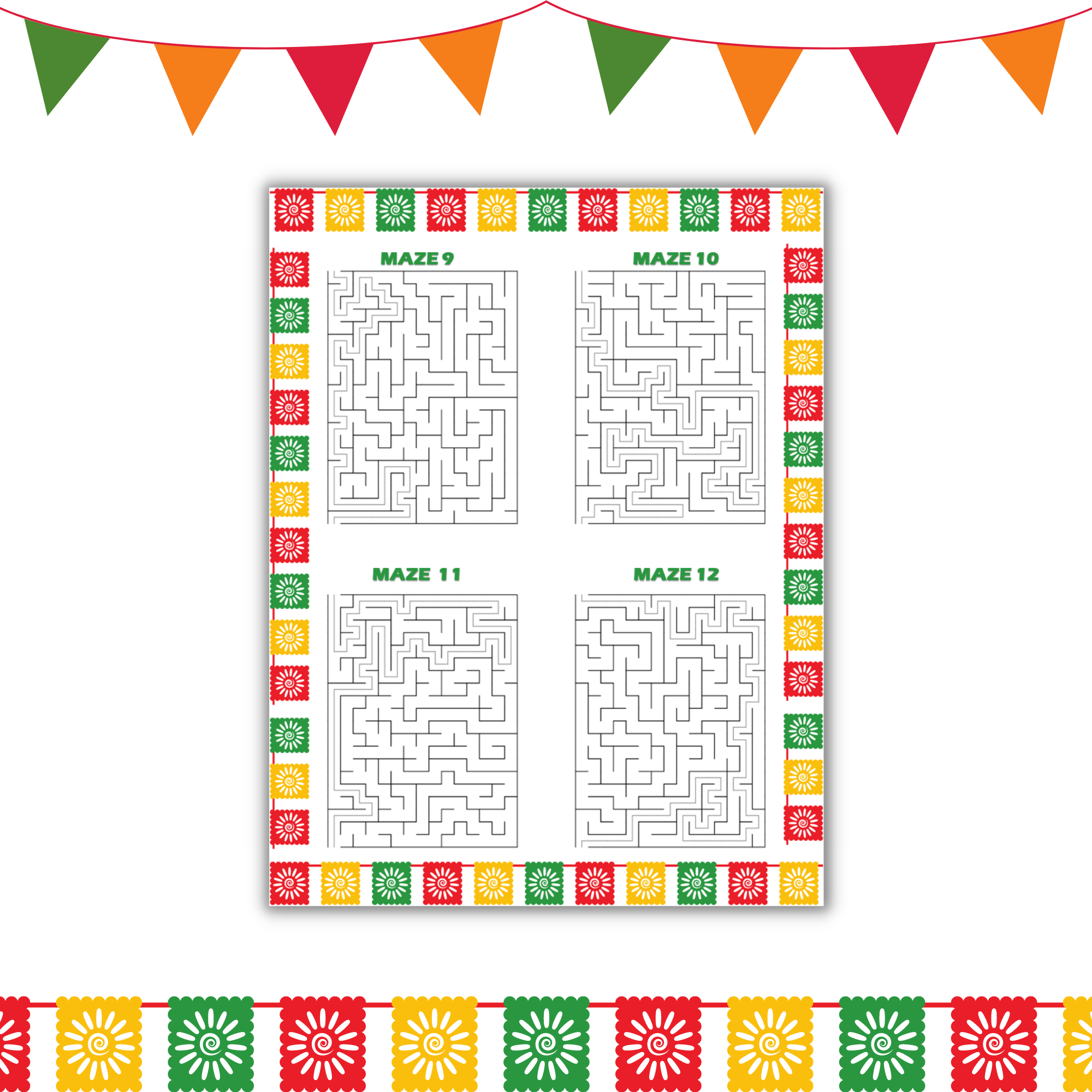 Printable Cinco De Mayo Puzzles Mazes With Solution Fun May Activities Made By Teachers Printable Cinco De Mayo Puzzles Mazes With Solution Fun May Activities Made By Teachers