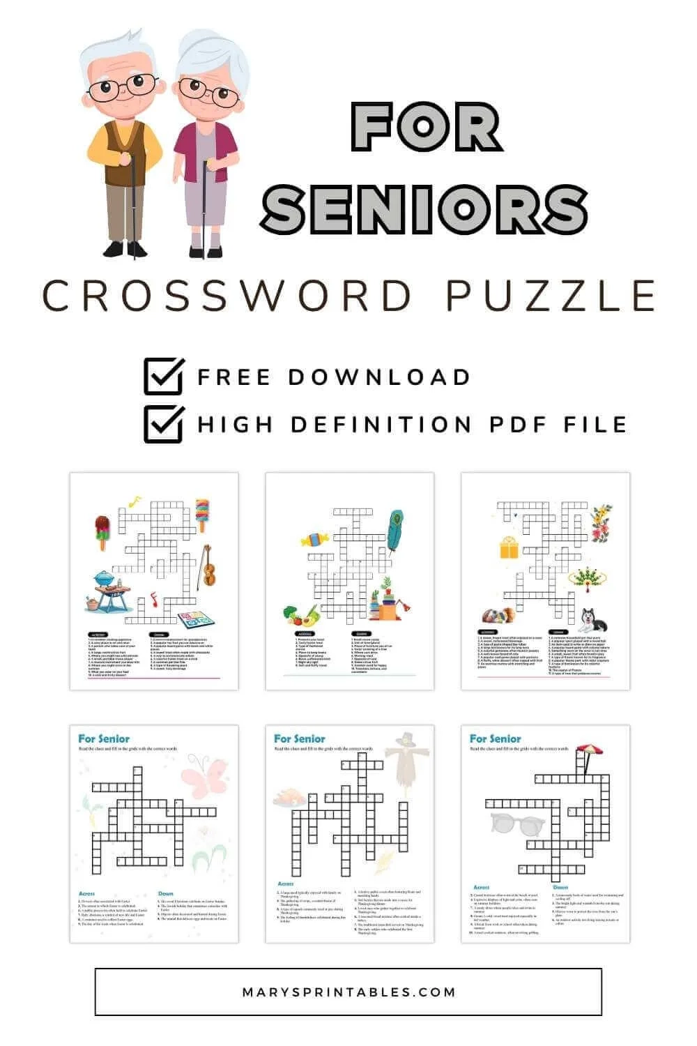 Printable Crossword Puzzles For Seniors Fun U0026 Free Brain Boost Printable Crossword Puzzles For Seniors Fun U0026 Free Brain Boost