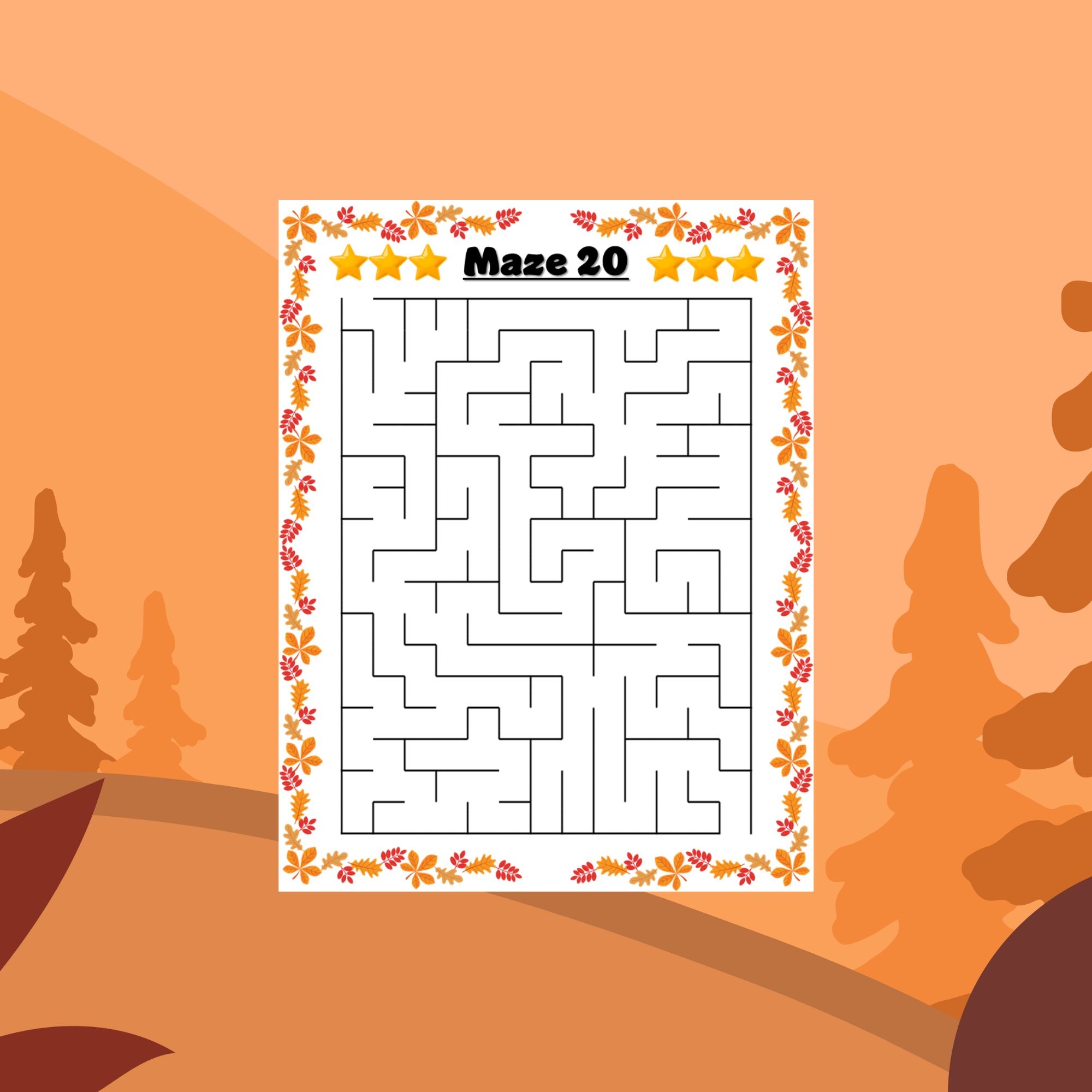 Printable FALL Season Mazes Puzzles With Solution Fun AUTUMN Games Activities Made By Teachers Printable FALL Season Mazes Puzzles With Solution Fun AUTUMN Games Activities Made By Teachers