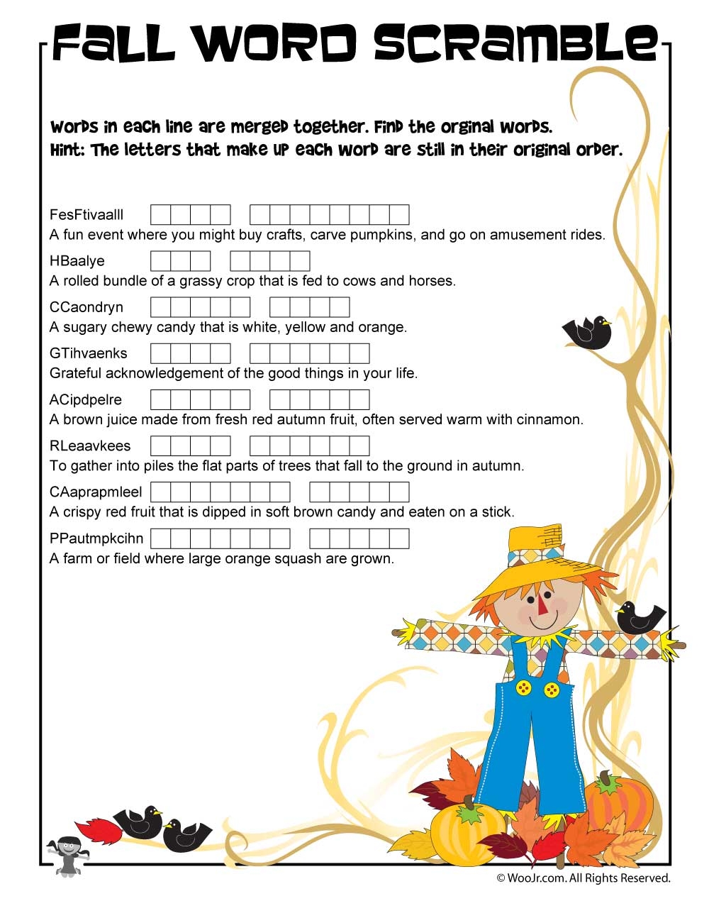 Printable Fall Word Puzzles For Kids Woo Jr Kids Activities Children s Publishing Printable Fall Word Puzzles For Kids Woo Jr Kids Activities Children s Publishing