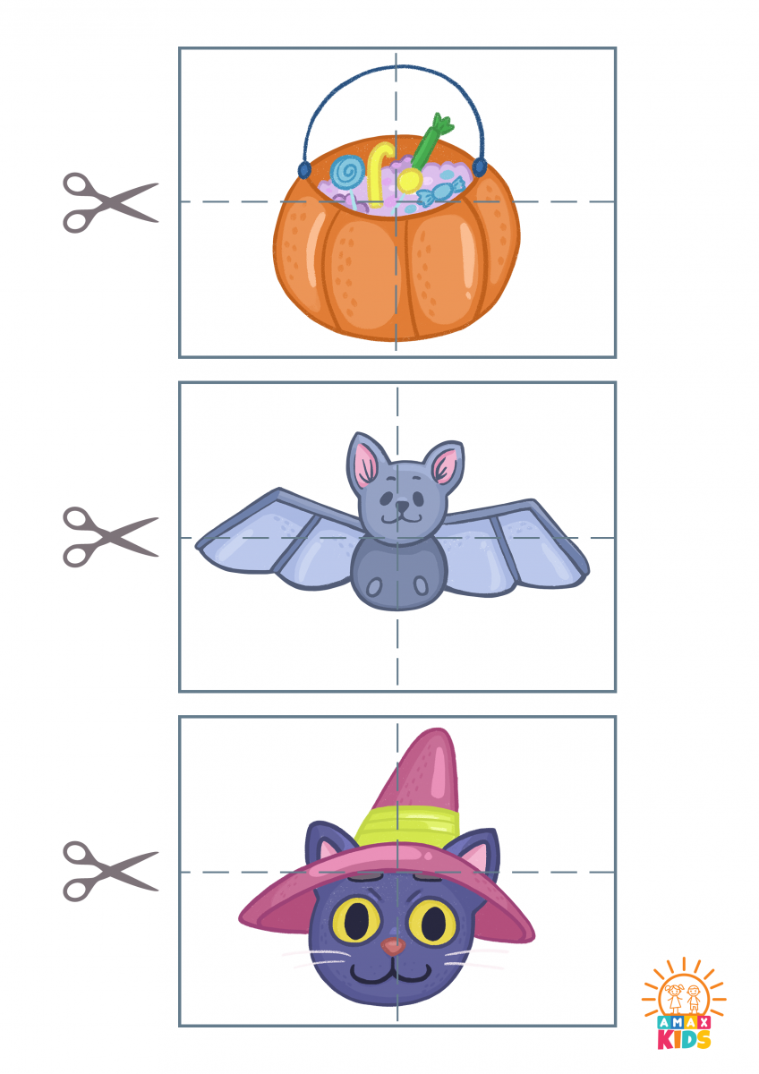 Halloween Puzzles Printable Halloween Puzzles Printable