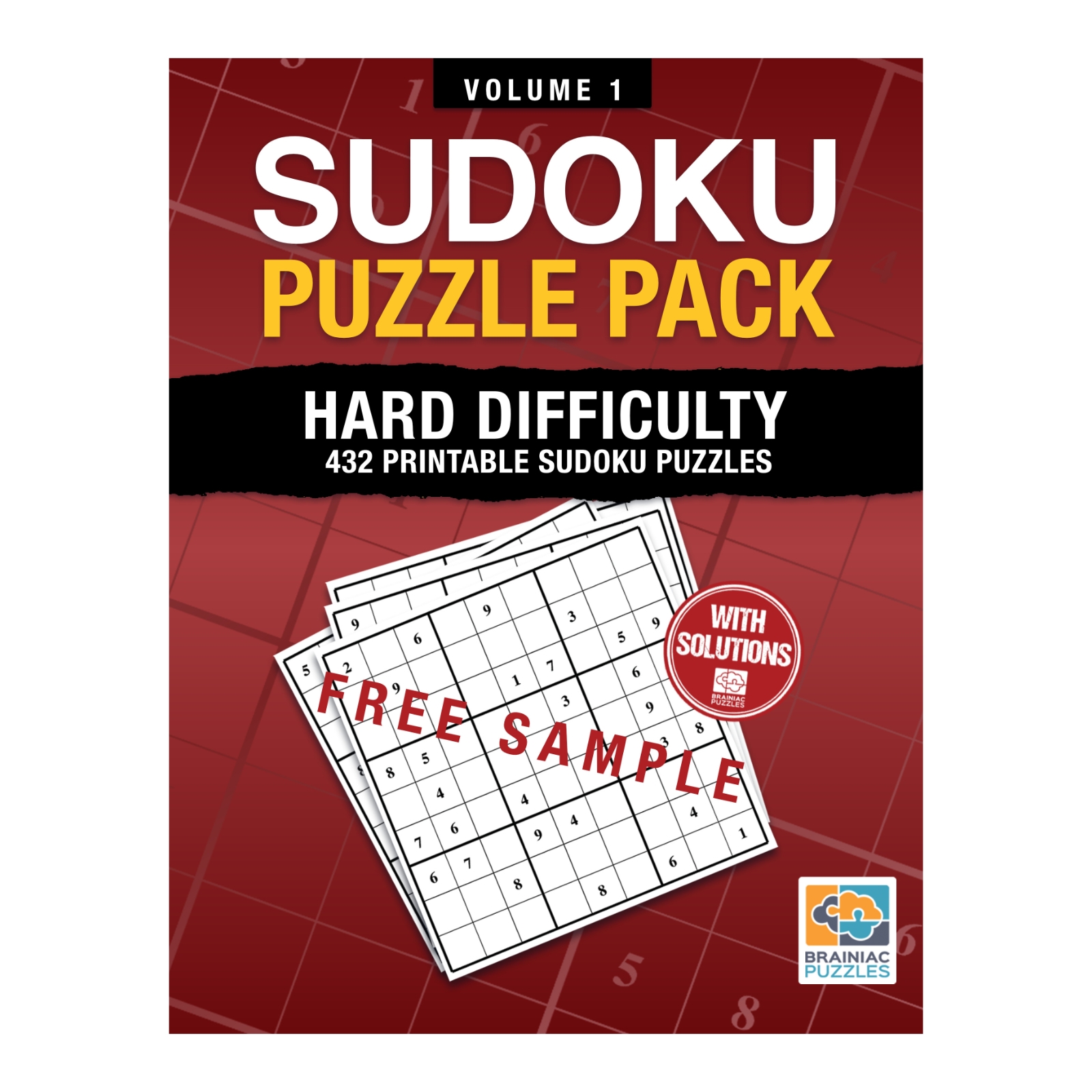 Printable Hard Sample Sudoku Pack Brainiac Puzzles Printable Hard Sample Sudoku Pack Brainiac Puzzles