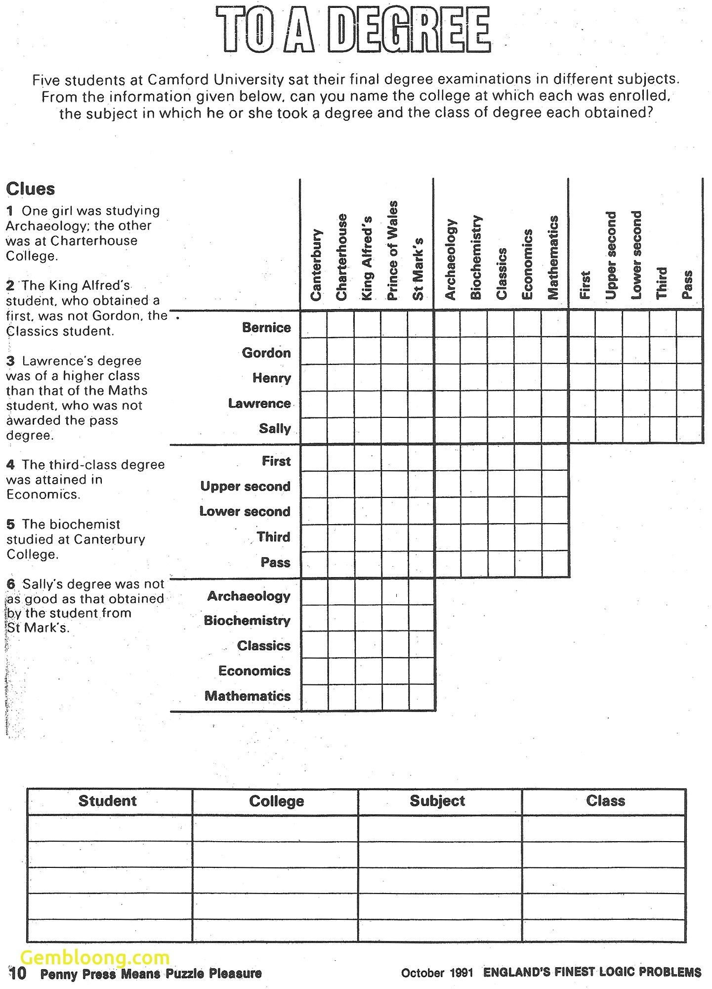 Printable Logic Puzzles For Elementary Students Printable Printable Logic Puzzles For Elementary Students Printable