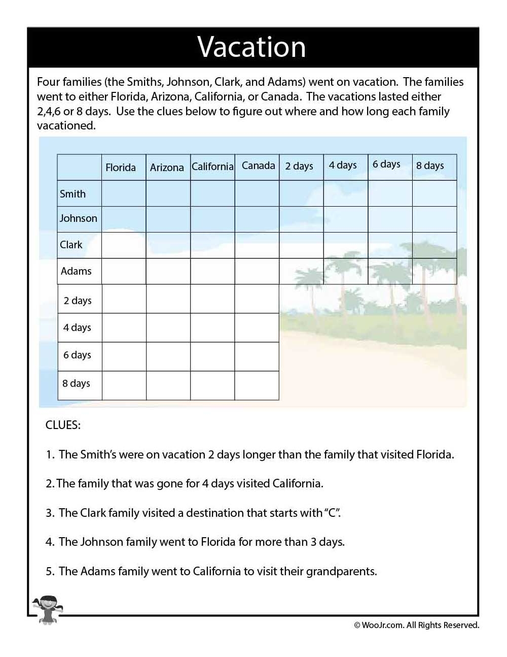 Printable Logic Puzzles With Grids Printable Logic Puzzles With Grids