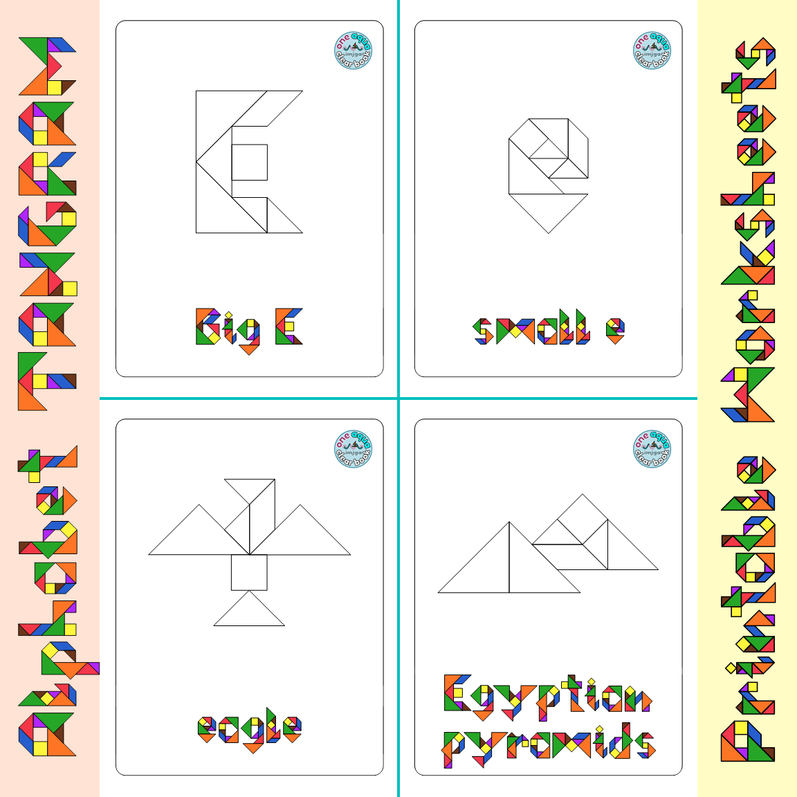 Printable Mon Tangram Puzzles Printable Mon Tangram Puzzles
