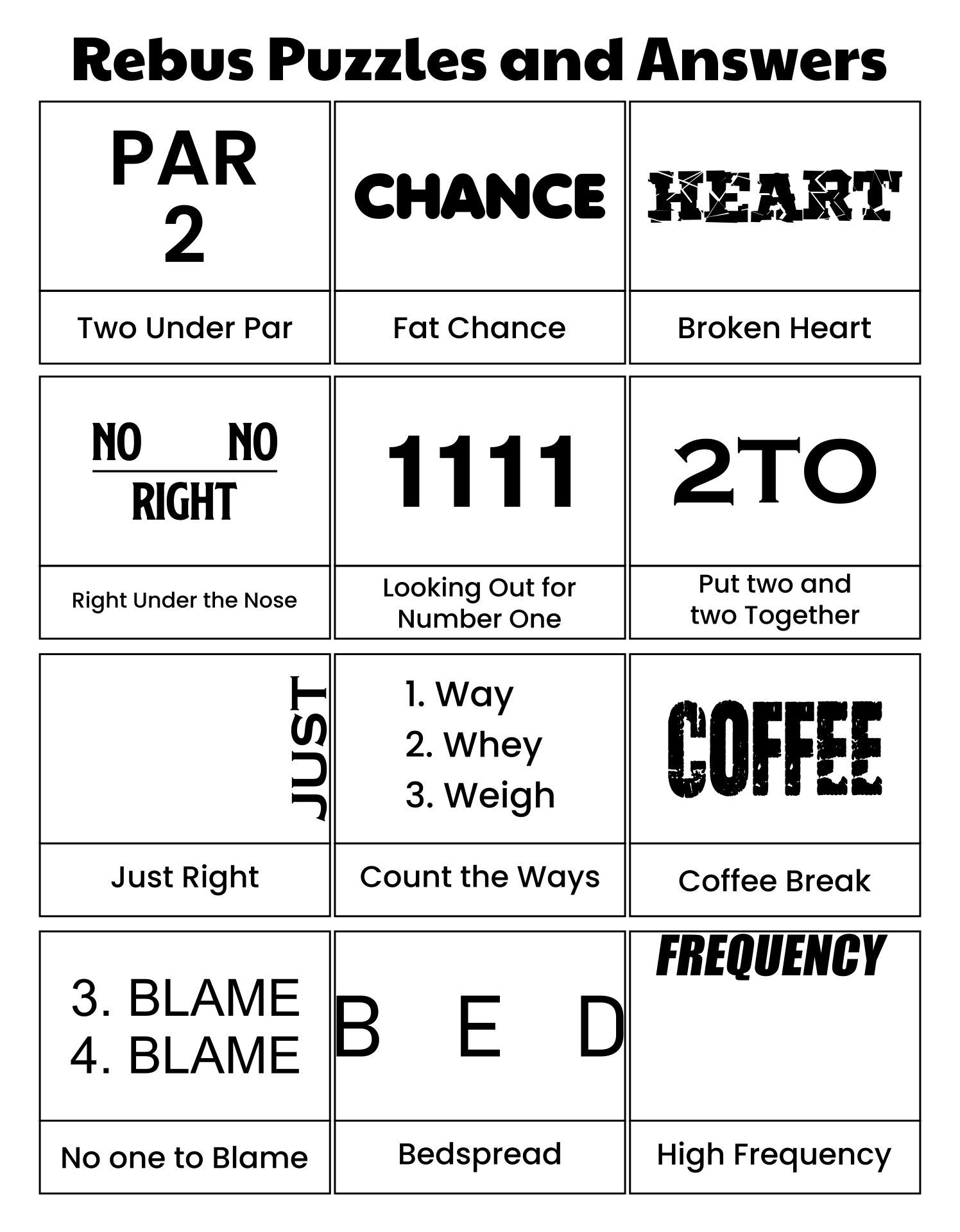 printable rebus puzzles for all ages just family fun worksheets library printable rebus puzzles for all ages just family fun worksheets library