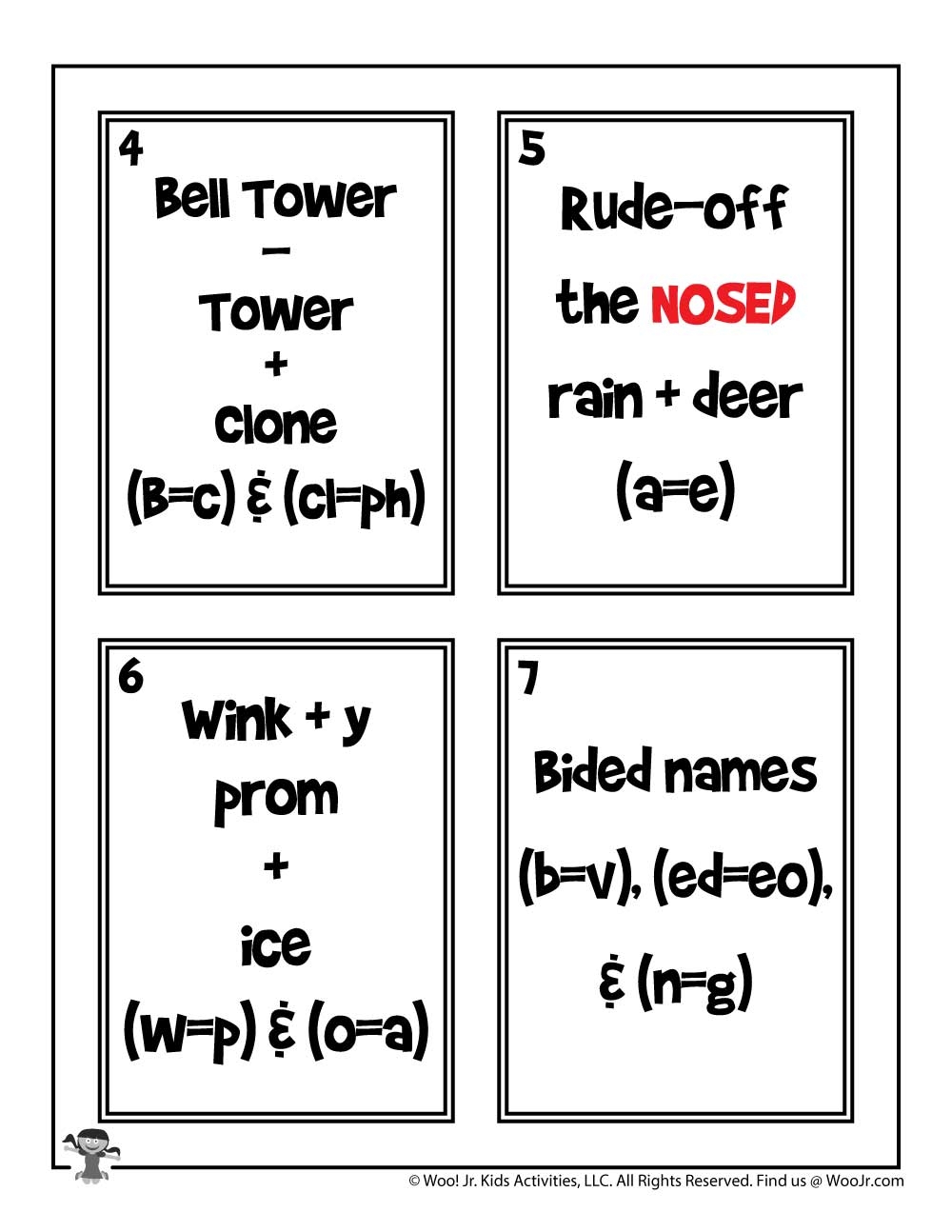 Printable Rebus Puzzles For Kids Woo Jr Kids Activities Children s Publishing