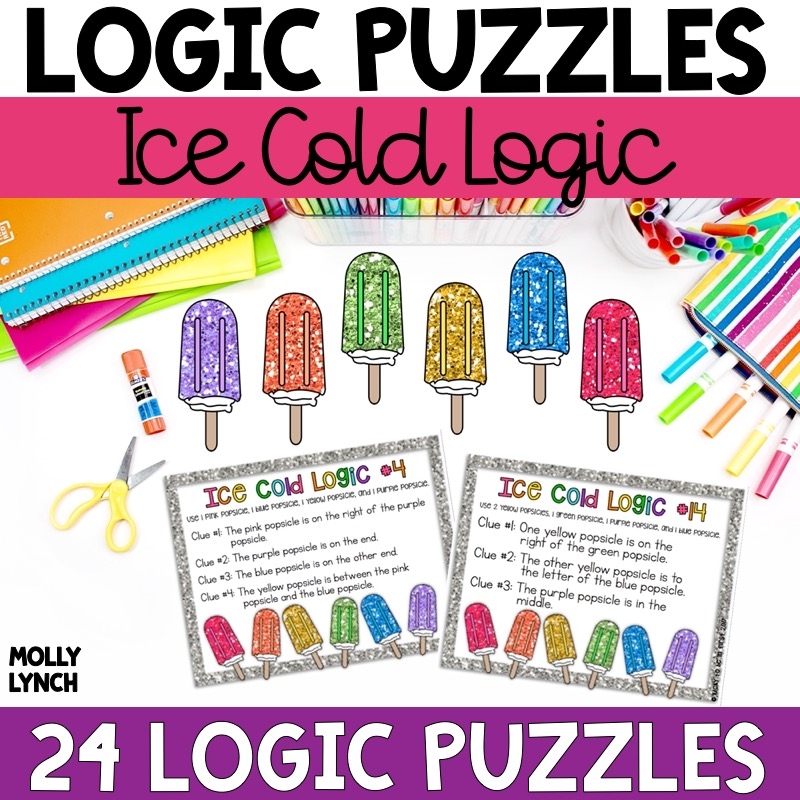 Printable Summer Logic Puzzles For 1st Grade Logic Problem Solving Printable Summer Logic Puzzles For 1st Grade Logic Problem Solving