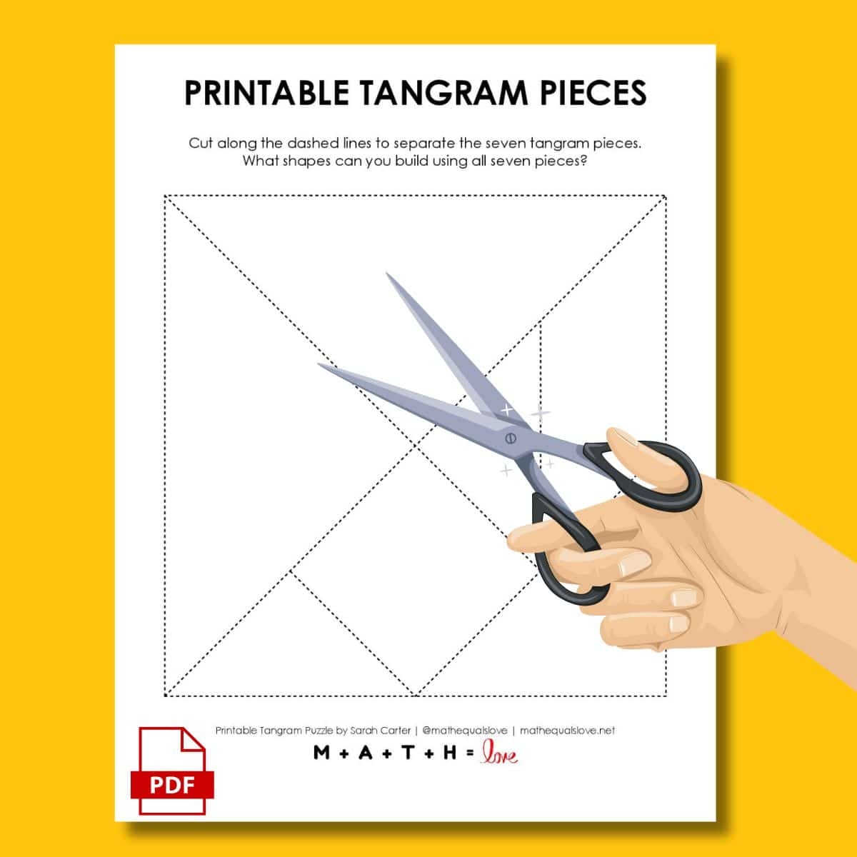 Printable Tangram Pieces Free PDF To Cut Out Printable Tangram Pieces Free PDF To Cut Out