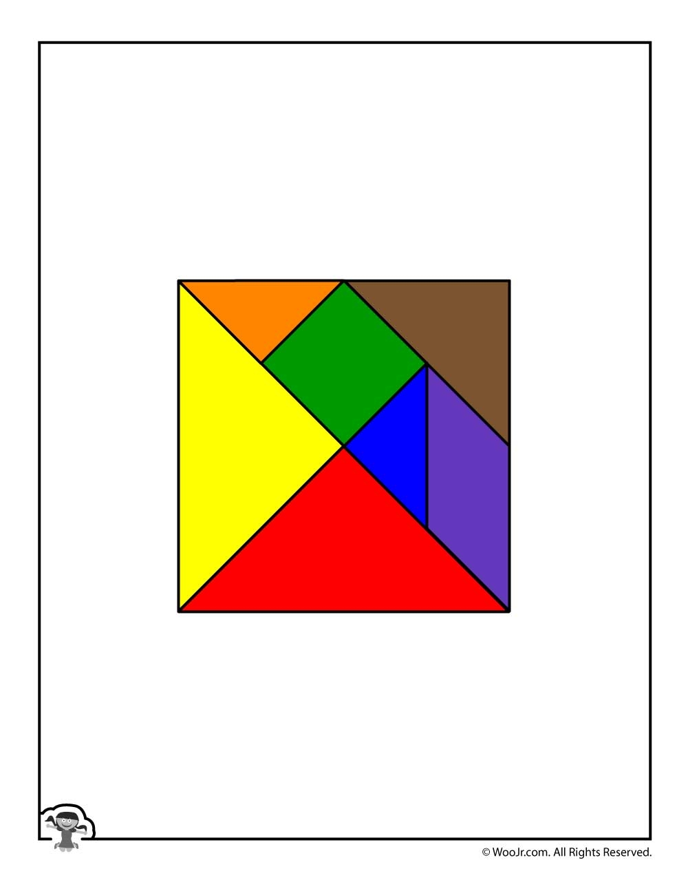 Tangrams Puzzles Printable Tangrams Puzzles Printable