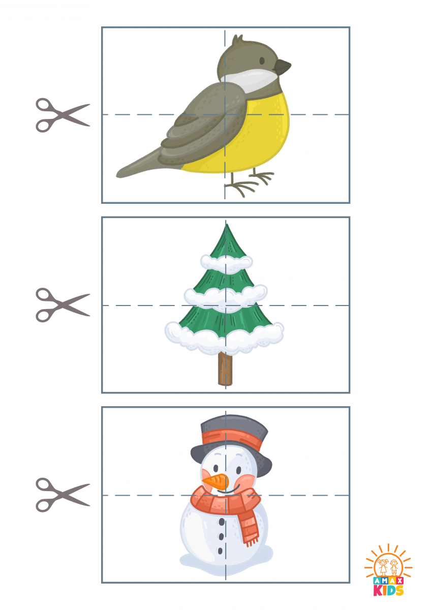 Printable Winter Puzzles For Kids Amax Kids Printable Winter Puzzles For Kids Amax Kids