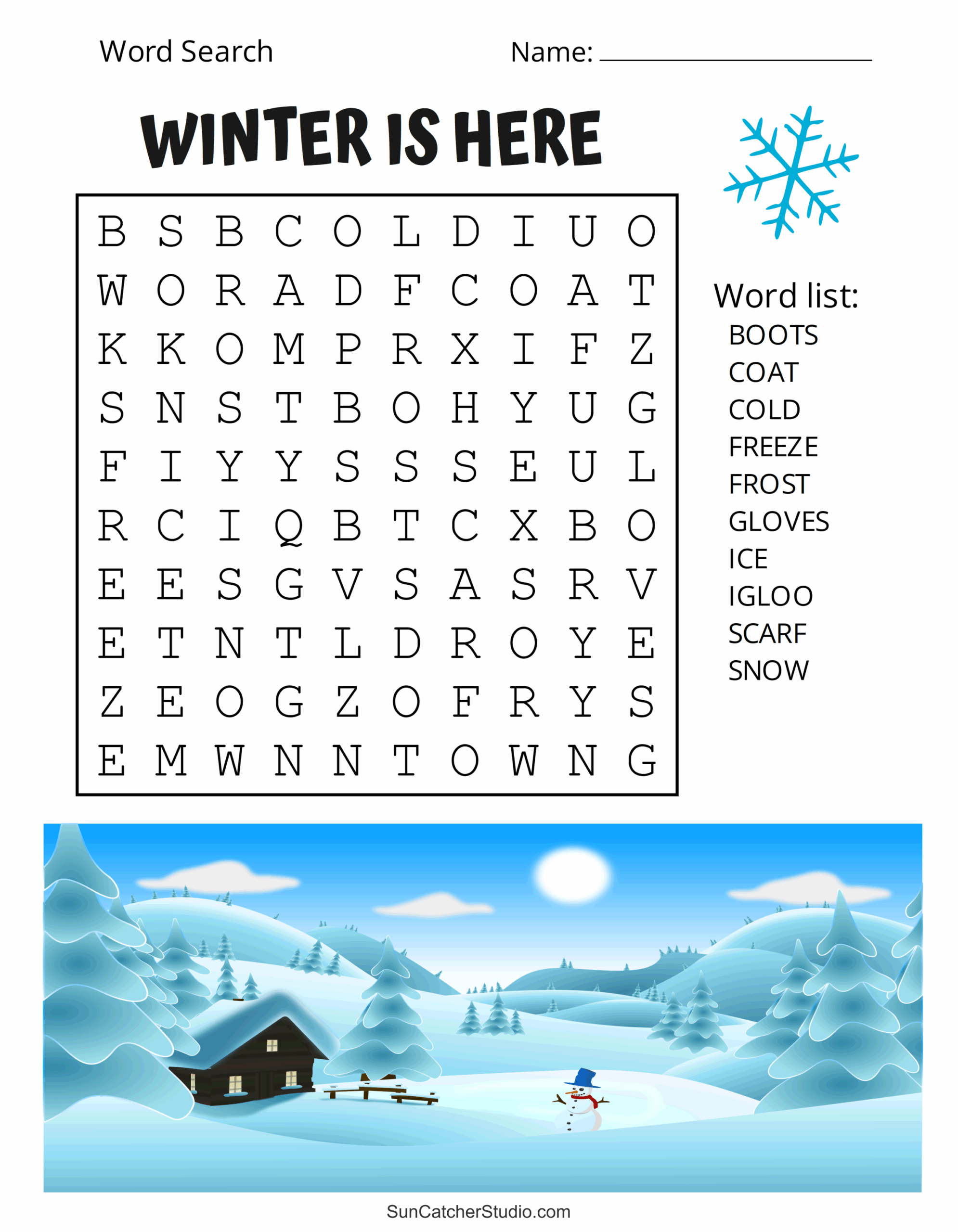 Printable Winter Word Search Puzzles Word Find Free Printables Monograms Design Tools Patterns U0026 DIY Projects Printable Winter Word Search Puzzles Word Find Free Printables Monograms Design Tools Patterns U0026 DIY Projects
