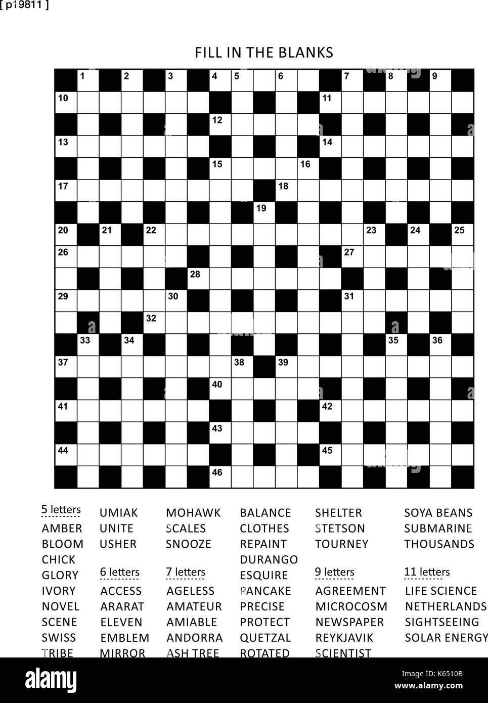 Puzzle Page With 19x19 Criss cross or Fill In Else Kriss kross English Language Word Game Stock Vector Image Art Alamy Puzzle Page With 19x19 Criss cross or Fill In Else Kriss kross English Language Word Game Stock Vector Image Art Alamy