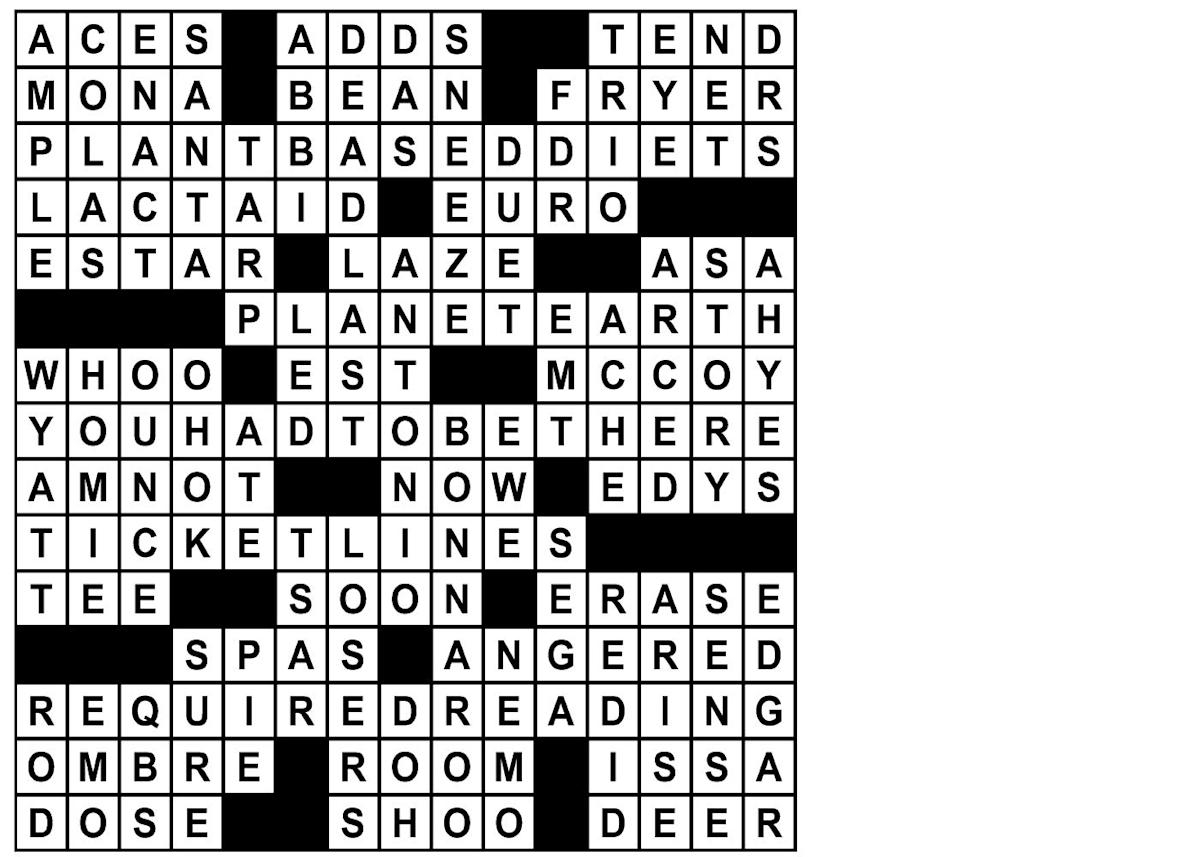 Puzzle Solutions For Tuesday June 4 2024 Puzzle Solutions For Tuesday June 4 2024